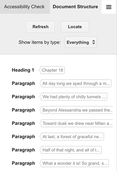 grackle document structure screenshot