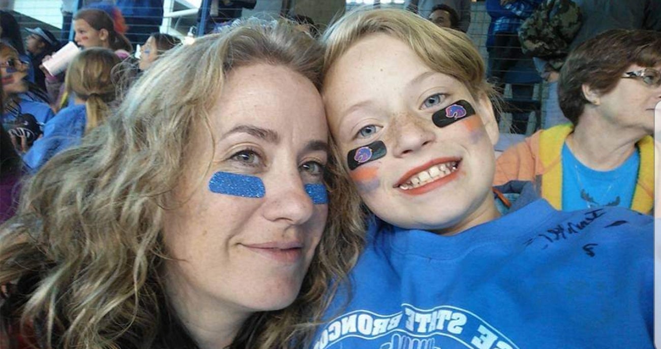 Patricia Reay and her daughter