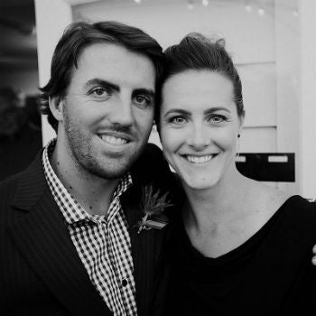 Kjell Ooms with girlfriend Chante