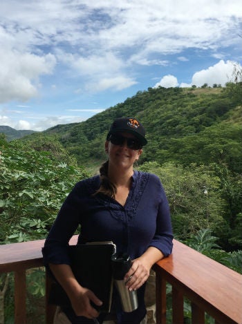 Laurel Williams during a trip to Nicaragua