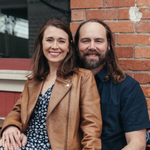 Laura Shoemaker with partner