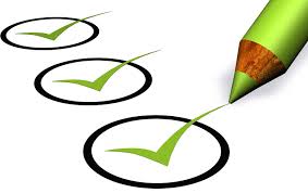 checklist green pencil