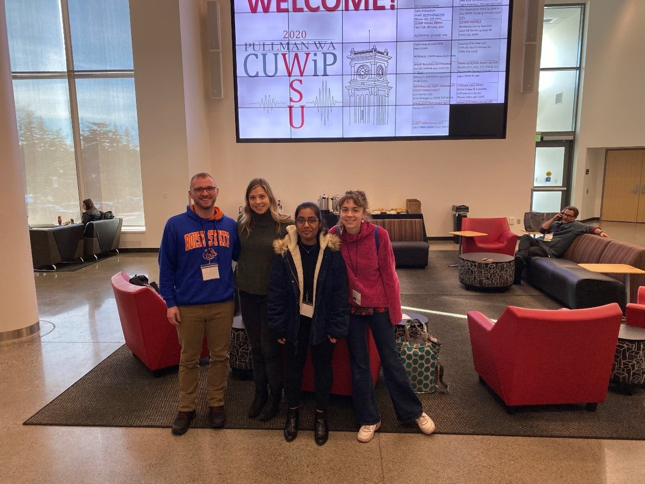 Students at CUWiP conference at WSU