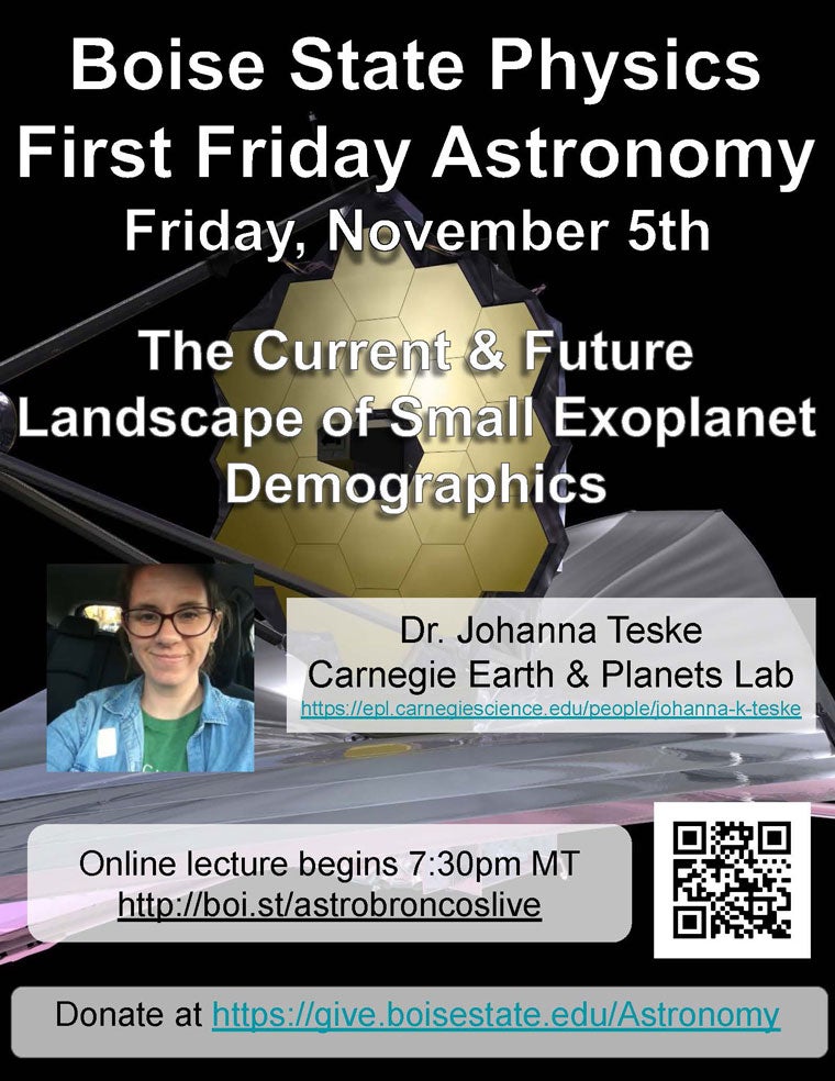 event poster, details on webpage
