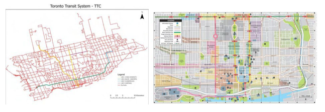 comparison of two maps