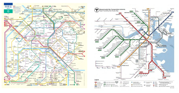 comparison of two maps