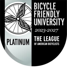 Bicycle friendly university Platinum seal