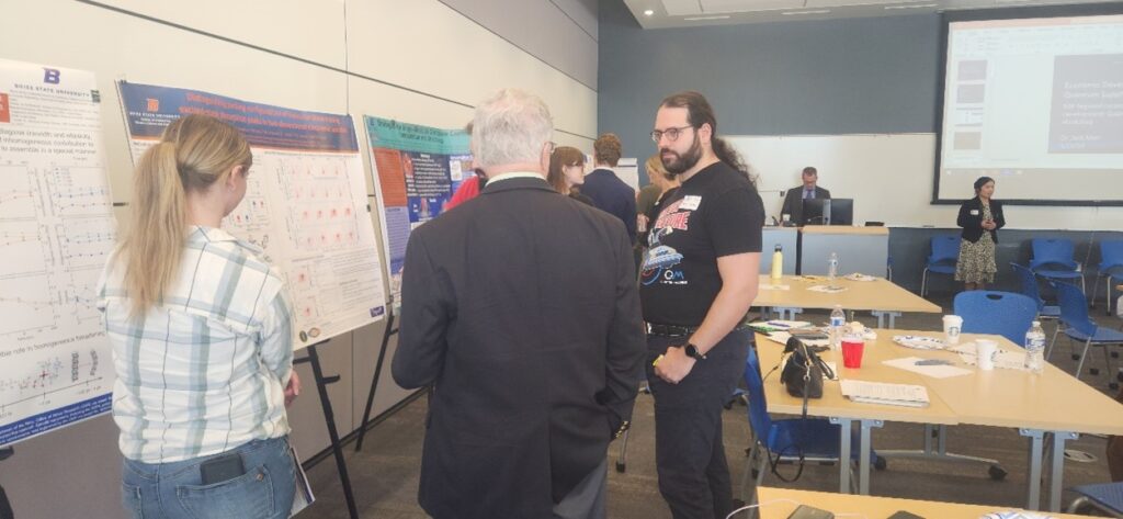 Researchers Display there recent publications with attendees