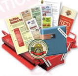 red ribbon materials