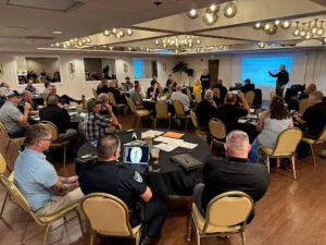 Ashland Wildfire Evacuation Summit speaker and guests