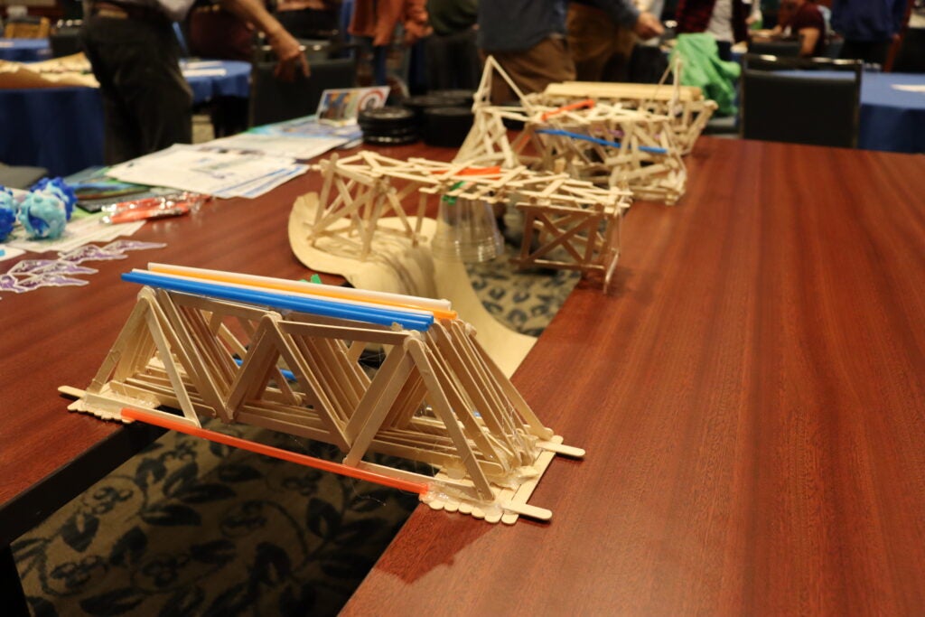 Wooden stick bridges