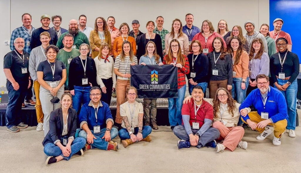Group photo of 2025 Green Community Leadership Institute participants