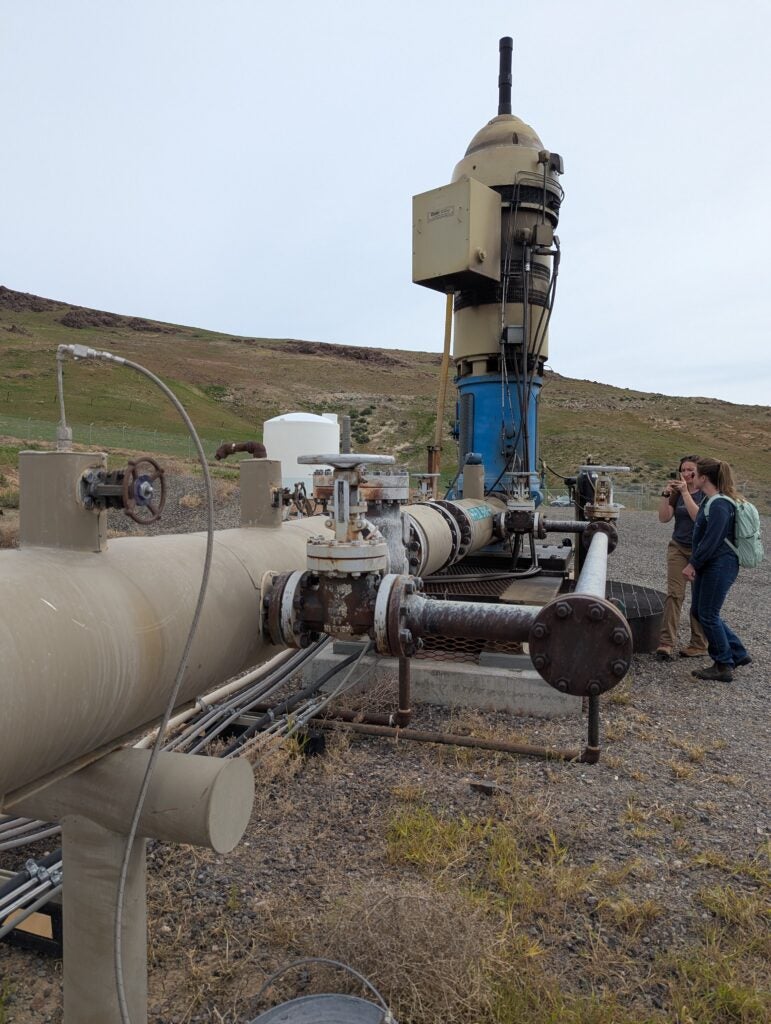 The Neal Hot Springs Geothermal Power Plant.