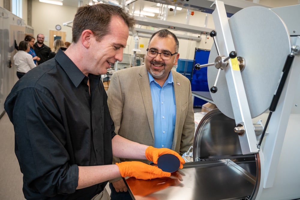 Semiconductor research and new equipment in the Micron Center for Materials Research