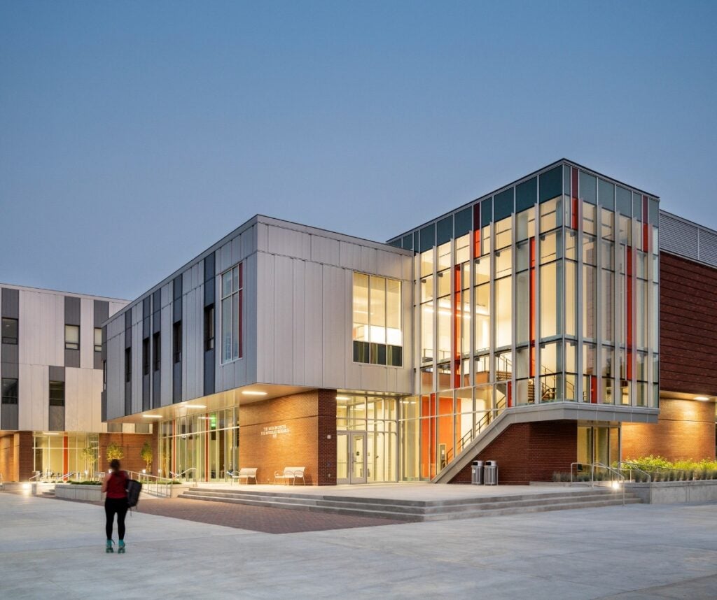The Micron Center for Materials Research building, Allison Corona photo