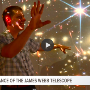 Brian Jackson in the Luminary with stars
