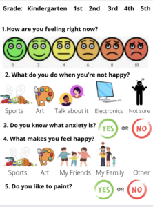 The How Do You Feel worksheet with images