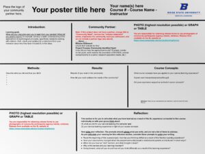 Service Learning Bricks Template