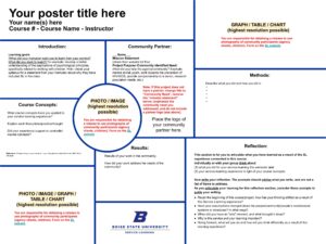 Service Learning Lines Template