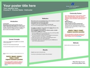 Service Learning Diagonal Template