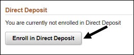 Enroll in Direct Deposit