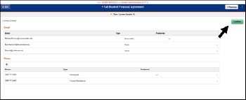 Review your email addresses