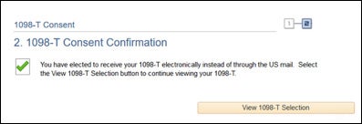 View 1098-T button
