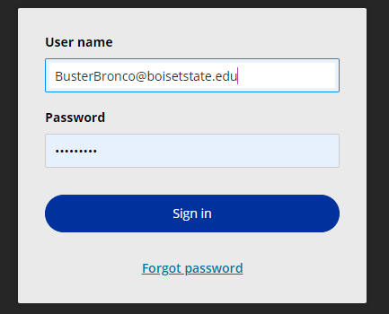 login window screenshot