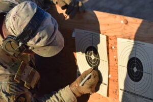 Cadet training in the field