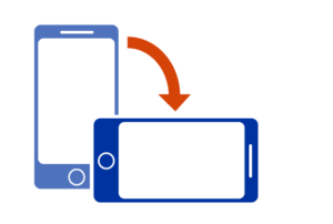 Rotate cell phone icon