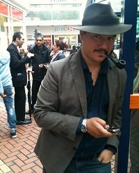 Charles Pineda posing for a picture