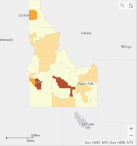 covid tracking map