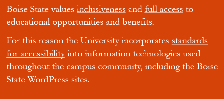 Example 1 with underlined text