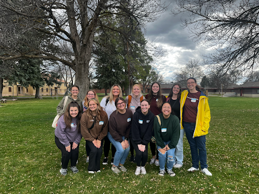 Students visit the deaf school in Gooding