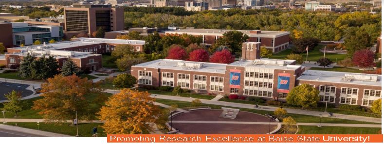 Promoting research excellence banner. 
