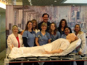 larrygebert-SON-2012 Larry Gebert with Nursing students and faculty