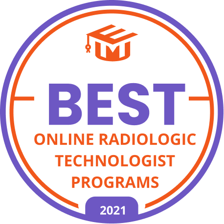 2021 best online radiologic technologist program seal