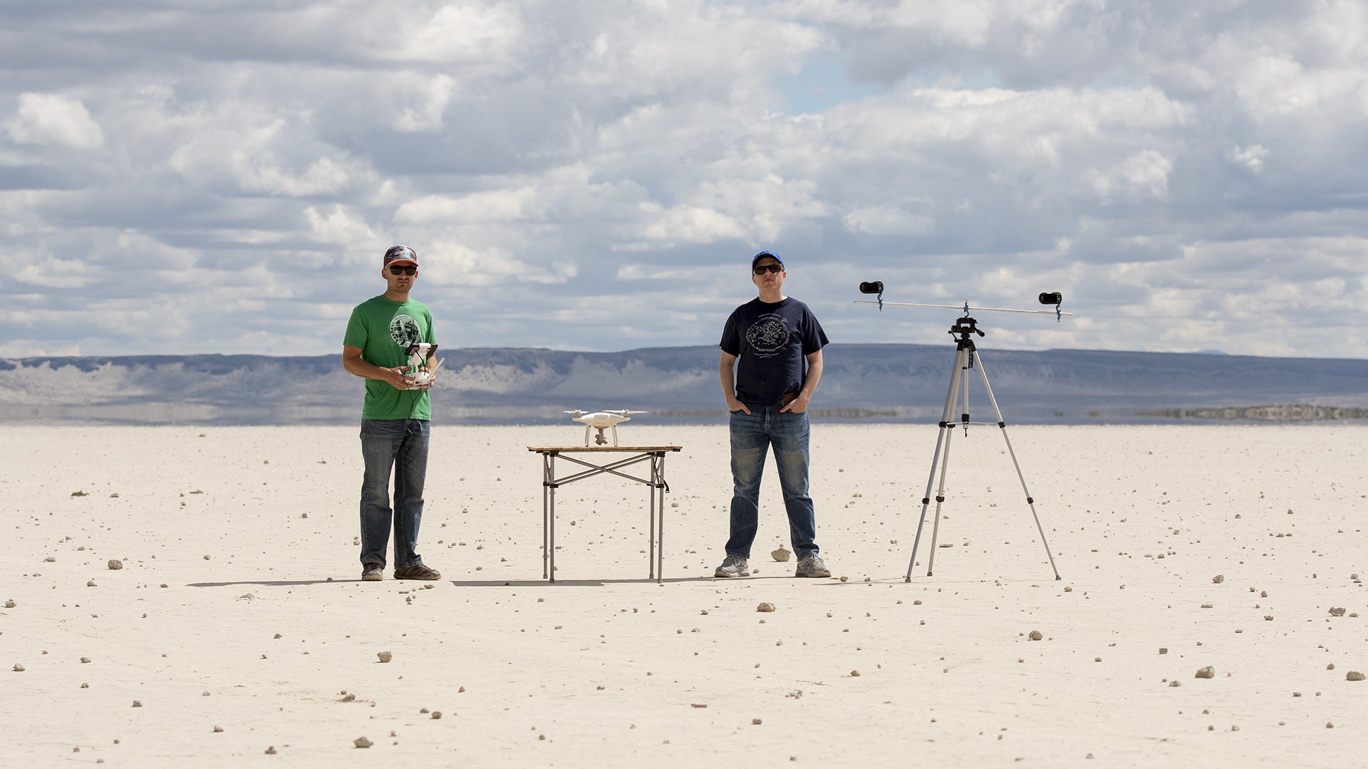Brian Jackson in the desert