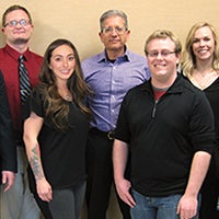 Boise State Net Impact leaders and Michael Bloom