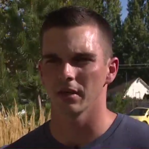 Boise State COBE marketing student, Sage Ceniga photo from KTVB news clip