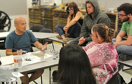 illustration_bill3 students listening to lecture